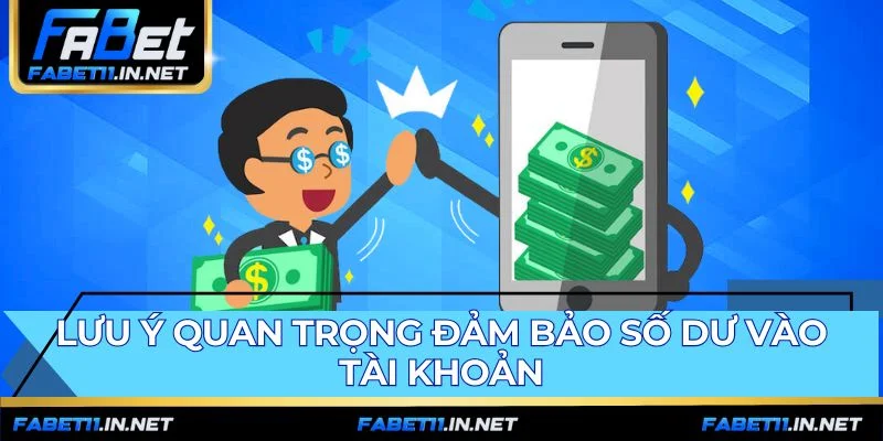 Năm quy tắc giao dịch đảm bảo số dư cập nhật chính xác